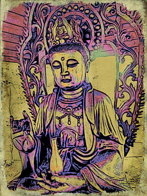 Vincent Van Gogh - Buddha Blessings by Joan Reese