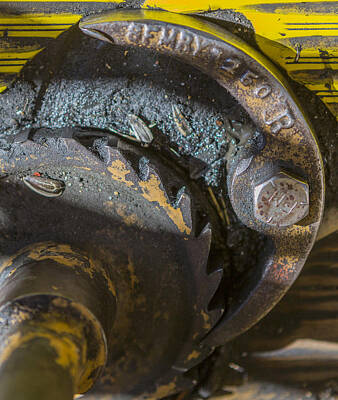 Steampunk Photos - Cable Car Brake Close Up by Scott Campbell