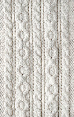 Abstract Photos - Cable knit by Elena Elisseeva