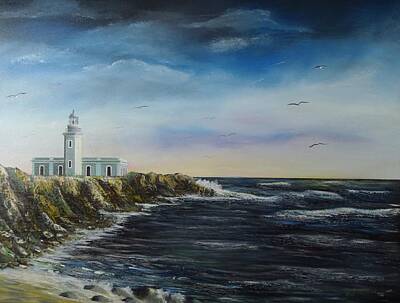 Western Buffalo - Cabo Rojo Lighthouse by Tony Rodriguez