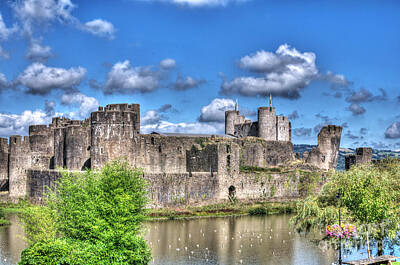 Famous Groups And Duos - Caerphilly Castle 4 by Steve Purnell
