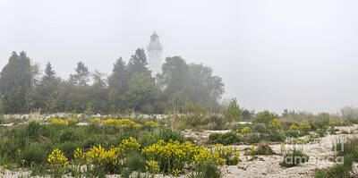 Morocco - Cana Island Lighthouse and Fog - D003897 by Daniel Dempster