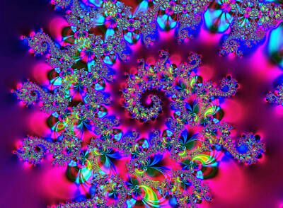 Meiklejohn Graphics Royalty Free Images - Candy Swirl Royalty-Free Image by Ian Mitchell
