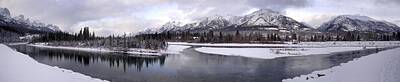 Little Mosters - River Winter Christmas - Canmore / Banff, AB by Ian McAdie
