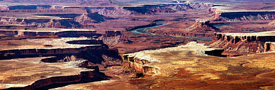 Impressionism Photos - Canyonlands Green River Panorama by Paul Cannon