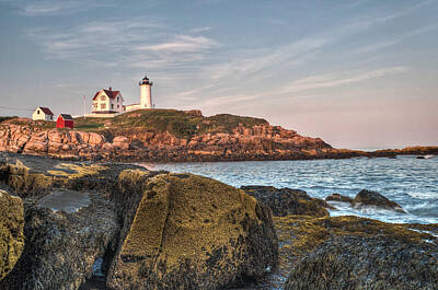 Lake Life Royalty Free Images - Cape Neddick Lighthouse From the Rocks Royalty-Free Image by At Lands End Photography