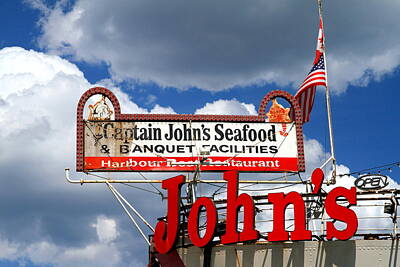 Grimm Fairy Tales - Captain Johns Restaurant Sign by Valentino Visentini