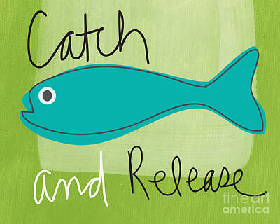 Royalty-Free and Rights-Managed Images - Catch and Release by Linda Woods