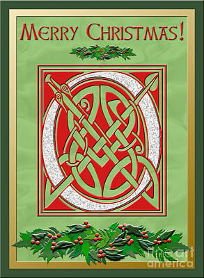 Music Baby Royalty Free Images - Celtic Christimas O Initial Royalty-Free Image by Melissa A Benson