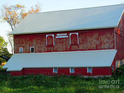 Beverly Brown Fashion Rights Managed Images - Century Old Barn Two Royalty-Free Image by Tina M Wenger