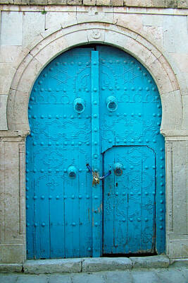 Donna Corless Royalty-Free and Rights-Managed Images - Chained Mini Door by Donna Corless