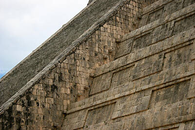 Misty Fog Rights Managed Images - Chichen Itza Royalty-Free Image by Silvia Bruno