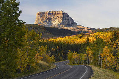 Paint Brush - Chief Mountain Highway by Mark Kiver