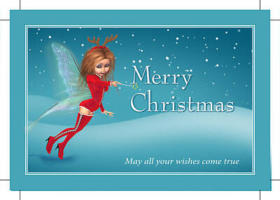 Renoir Rights Managed Images - Chirstmas Fairy Royalty-Free Image by John Junek