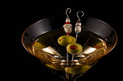 Martini Photos - Christmas Martini by Ron White