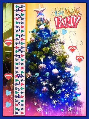 Toosh Toosh Cartoons - Christmas Party Tree by Joan-Violet Stretch