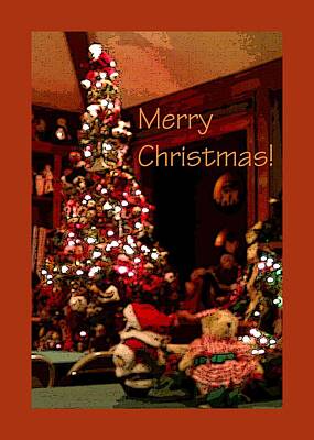 Jerry Sodorff Royalty-Free and Rights-Managed Images - Christmas Tree Santa 22000 by Jerry Sodorff