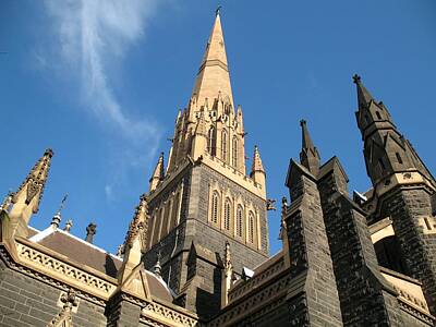 Easter Egg Hunt Royalty Free Images - Blue Sky Church Spires Royalty-Free Image by Ian McAdie