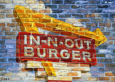 Beer Royalty-Free and Rights-Managed Images - Classic Cali Burger 2.1 by Stephen Stookey