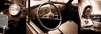 Transportation Royalty Free Images - Classic Cars Royalty-Free Image by Edward Fielding