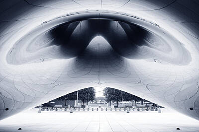 Modern Man Mid Century Modern - Cloud Gate in Chicago by Songquan Deng