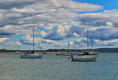 Everything Batman Royalty Free Images - Clouds over the Masts Royalty-Free Image by Rachel Cohen