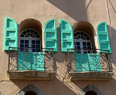 State Love Nancy Ingersoll - Collioure Windows by Valerie Mellema