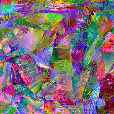 Digital Art - Color Palate2 by D Preble