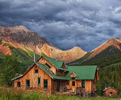 Mountain Royalty-Free and Rights-Managed Images - Colorado Mountain Home by Darren White