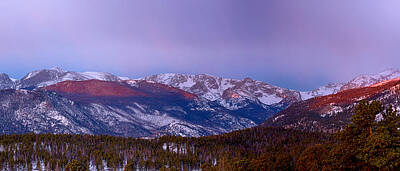 American Milestones - Colorado Rocky Mountain Continental Divide Sunrise Panorama Pt2 by James BO Insogna