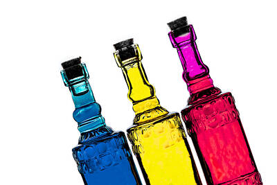 Beer Photos - Colorful Bottles  by Peter Lakomy