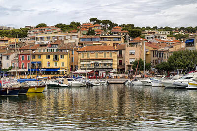 Modigliani - Colorful Seaside Town in France by Georgia Clare