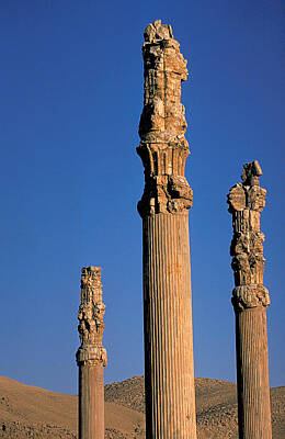 Star Wars - Columns at Persepolis in Iran by Carl Purcell