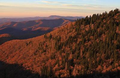 Coffee - Courthouse Ridge on the Blue Ridge Parkway by Michael Weeks
