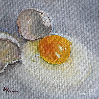 Mother And Child Animals - Cracked Egg by Kristine Kainer