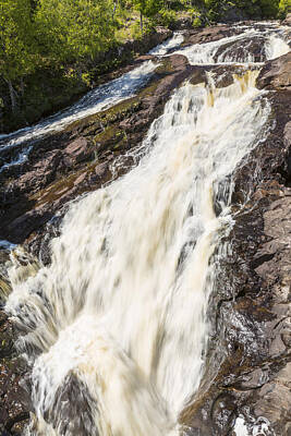 Mellow Yellow - Cross River Falls 2 by John Brueske
