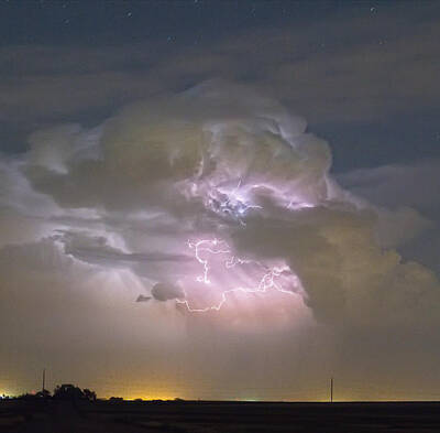 James Bo Insogna Royalty-Free and Rights-Managed Images - Cumulonimbus Cloud Explosion Portrait by James BO Insogna