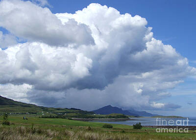 Winter Animals Rights Managed Images - Cumulus Clouds - Isle of Skye Royalty-Free Image by Phil Banks