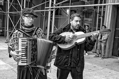 Musician Photo Royalty Free Images - Day of the Dead El Museo del Barrio NYC 2014 Musicians Royalty-Free Image by Robert Ullmann