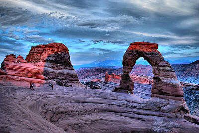 Royalty-Free and Rights-Managed Images - Delicate Arch at Sunset by Gregory Ballos