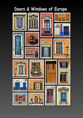 Paint Tube - Doors and Windows of Europe by David Letts