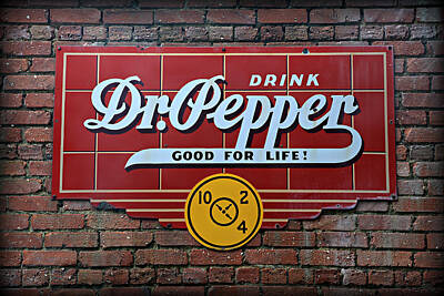 Food And Beverage Photos - Drink Dr. Pepper - Good for Life by Stephen Stookey