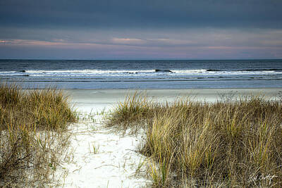 Landscapes Rights Managed Images - Dusk in the Dunes Royalty-Free Image by Phill Doherty