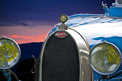 Sports Photos - Early Bugatti Race Car by Dave Koontz