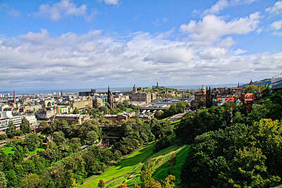 Trick Or Treat - Edinburgh from the Castle by Jim Pruett