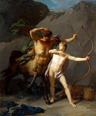 Louis Armstrong - Education of Achilles by Jean Baptiste Regnault