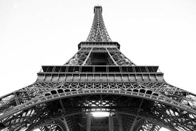 School Teaching Royalty Free Images - Eiffel in Grey Royalty-Free Image by Joanna Kalafatis