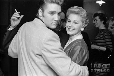 Musician Photos - Elvis Presley Parties with Fans 1956 by The Harrington Collection