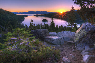 Landscapes Royalty Free Images - Emerald Bay Royalty-Free Image by Sean Foster