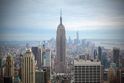Abstract Cement Walls - Empire State Building 01 by Keith Thomson